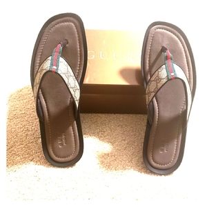 BRAND NEW GUCCI FLIP FLOPS